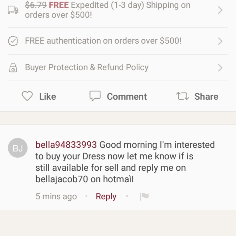 This is a scam! Beware fellow Poshmarkers!!